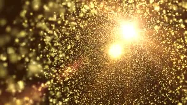 Кольорові частинки, здатні безперешкодно циркулювати — стокове відео
