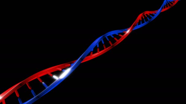 Faixa de DNA capaz de loop sem costura — Vídeo de Stock