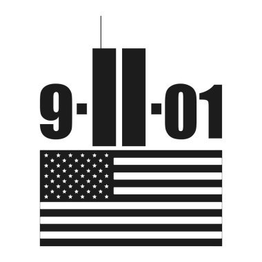 Vatansever gün siyah vektör simgesi beyaz arka plan üzerinde.