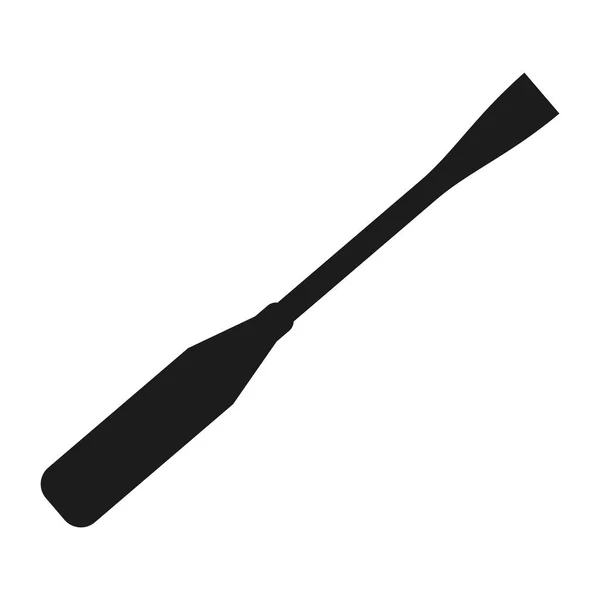 Chisel Vector icono negro sobre fondo blanco . — Vector de stock