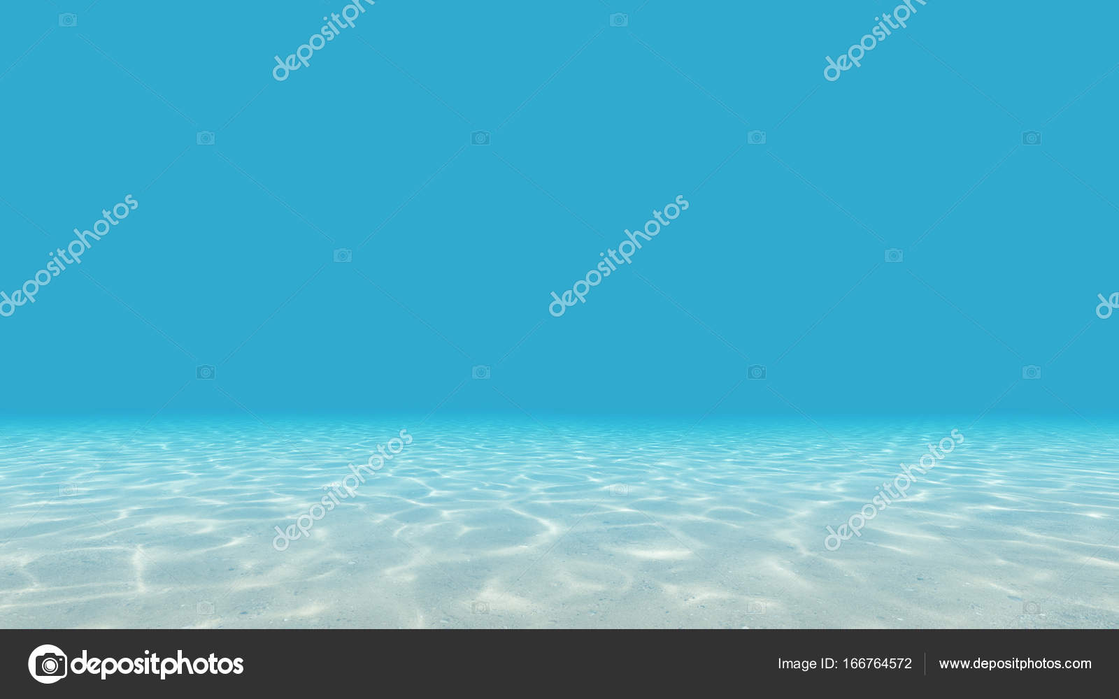 Under Blue Clear Sea Ocean Floor 3d Render Stock Photo C Zozu