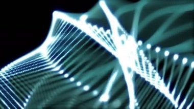 Yüksek tanım soyut hareket arka planlar parçacıklar döngü gerçekleştirmek mümkün