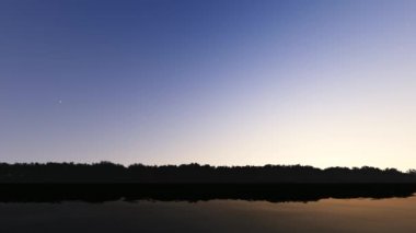 Sunrise orman arka planı