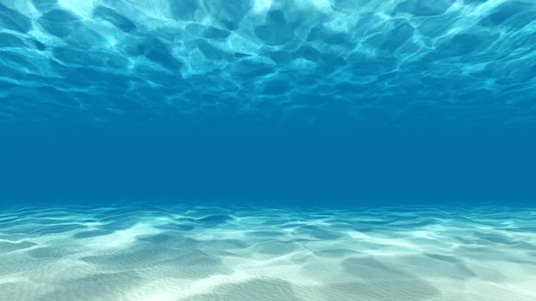 Tranquilo cena subaquática 3D render — Fotografia de Stock