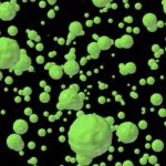 Infektion mit grünen Bakterien in der Lage, Schleife