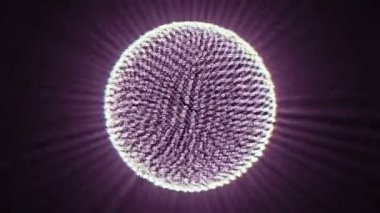 Elmas, siyah arka plan üzerinde döngü için Parlatıcı