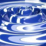 Krople wody niebieski Abstrakcja wave