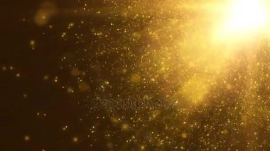 Altın parçacıkları sorunsuz arka plan