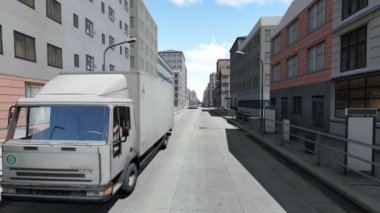 Şehirdeki otoyol trafiği