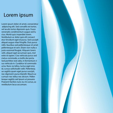 Soyut su dalgası. Vektör