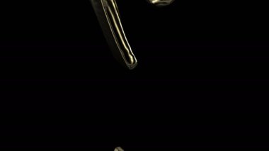 Intro sıcak altın ayna üzerinde .