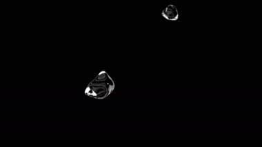 Siyah bir iki damla collide