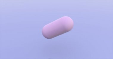 Pembe kapsül canlandırma canlandırması