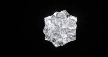 Kristal Patlaması Gerçekçi Buz Yıldızı patladı