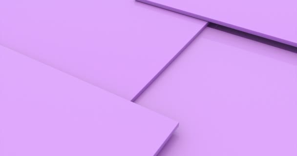 Розовые кубики. Абстрактная трехмерная визуализация вращающейся яркой формы. Cgi loop animation. Современный красочный фон. Бесшовный дизайн движения для плаката, обложки, бренда, баннера, плаката .