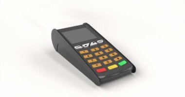 Ödeme terminali modeli. Ödeme altın kredi kartıyla. Çevrimiçi işlem. Kredi kartı ödemeleri için Gold pos terminalleri.