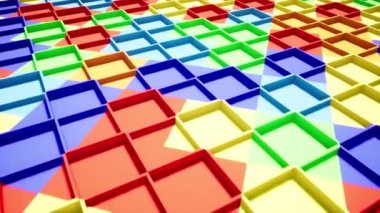 Soyut sunum şablonu. Modern grafik tasarımı. 3D kutu şablonu. Modern ofis içi. Arka plan dekorasyonu. Çok renkli arka plan. Modern mutfak iç mimarisi. 3d illüstrasyon.