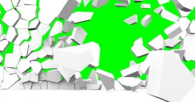 Siyah arka planda üç boyutlu desen. İş başarısı. Boş arkaplan. Ayrıl.