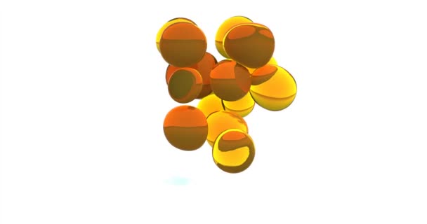 油球流体力学背景 — 图库视频影像