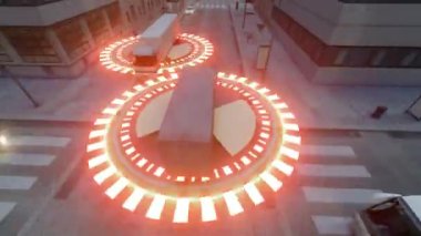 Otomatik pilot gps Yapay Zeka kavramı.