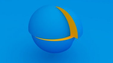 Dikensiz döngü yapabilen mavi küre parçaları bulmacası