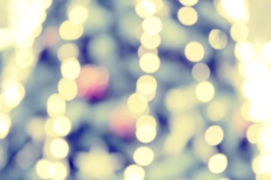 Noel ağacı ve süslemeli soyut noel arkaplanı