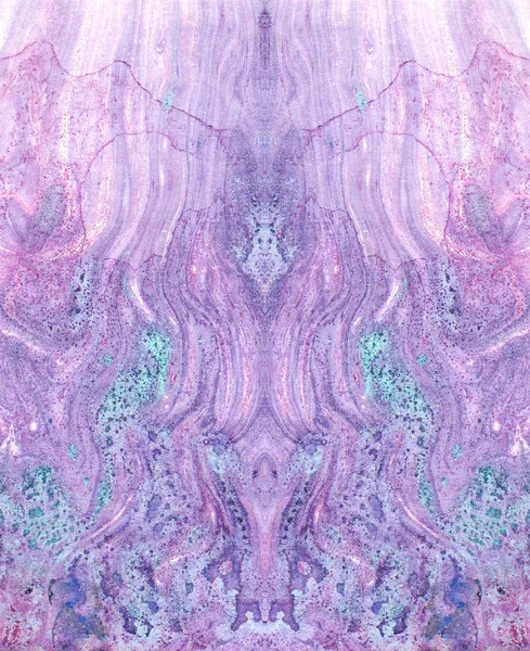 Abstrakcyjna symetria tła marmuru liliowego — Zdjęcie stockowe