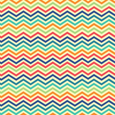 Zigzag vektör deseni. Sembol deseni