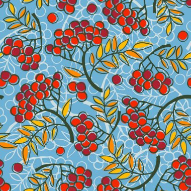 rowanberry vektör deseni