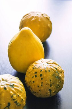 Balkabakları, sonbahar arkaplanı. 