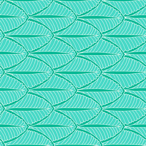 Escala abstracta, hoja geométrica dibujado a mano vector patrón sin costura — Vector de stock
