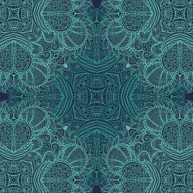 Soyut dalgalı arkaplan, simetrik süs