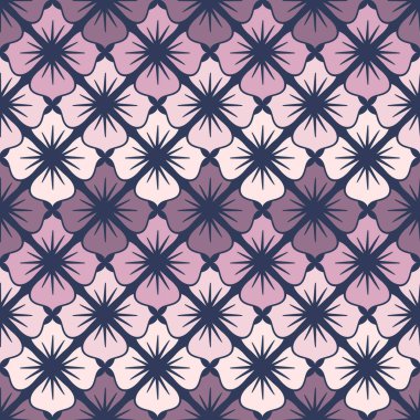 Çiçekli soyut vektör deseni