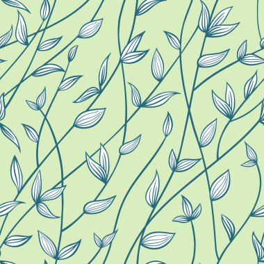 El yapımı bitkiler, yosunlar vektörsüz desenler, dekoratif