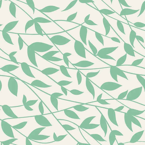 Ручні Намальовані Рослини Морські Водорості Вектор Безшовний Візерунок Декоративний Просто — стоковий вектор