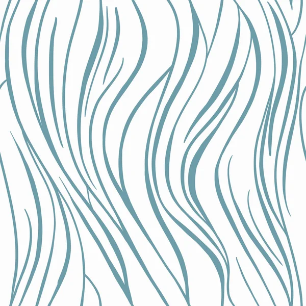 Ручний Намальований Абстрактний Вектор Вертикальної Хвилі Безшовний Візерунок — стоковий вектор