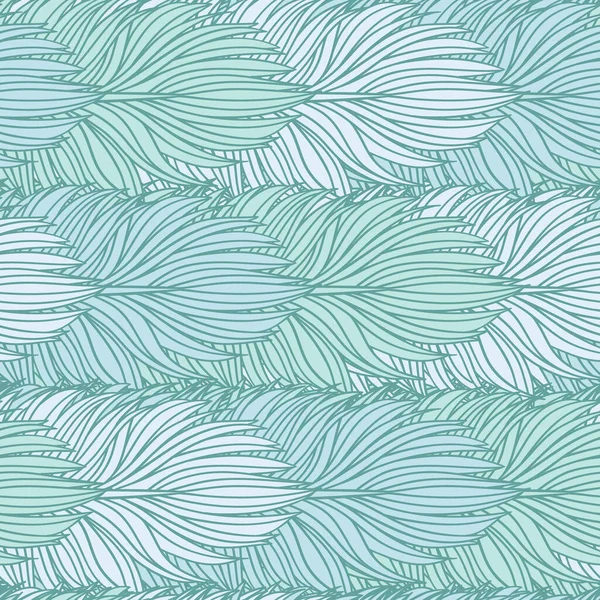 Abstract feather seamless vector pattern. Decorative hand drawn vintage background. — Stock Illustration Abstract Feather Seamless Vector Pattern Decorative Hand Drawn Vintage Background Stock Illustration