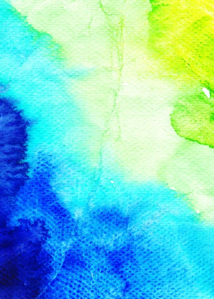 手描き水彩虹色の質感 抽象的な手が背景を作った — ストック写真