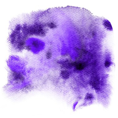 El boyası suluboya mavi doku, soyut el yapımı arkaplan.