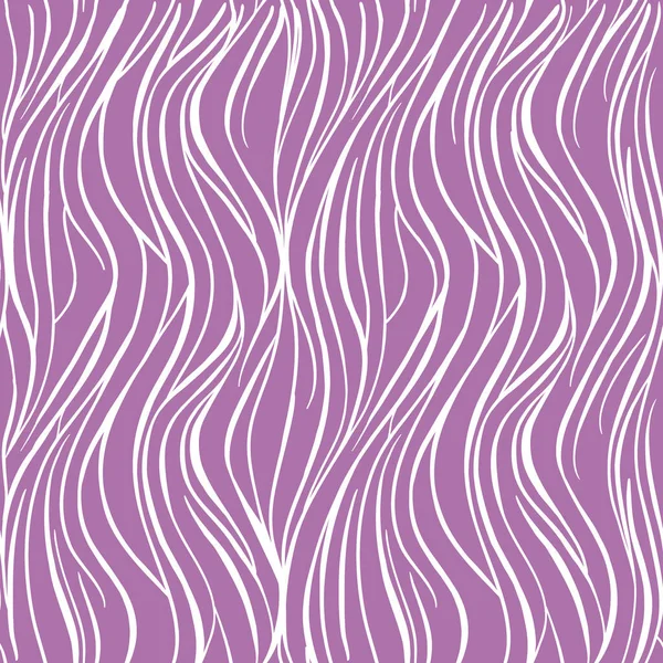 手描き抽象垂直波ベクトルシームレスパターン — ストックベクタ