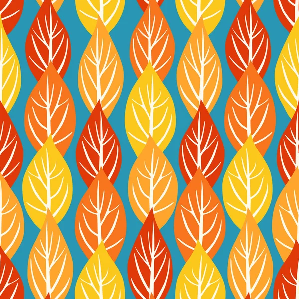Vektornahtloses Blattmuster Natura Dekorativer Floraler Hintergrund Für Textilien Tapeten Hintergrund — Stockvektor
