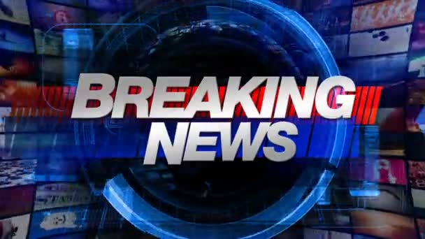 Breaking News Broadcast Graphics Title Stock Video C Eyeidea
