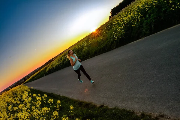 Correr es libertad Imagen De Stock