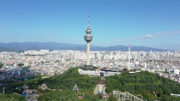 Torre Daegu Vista Cidade Daegu — Vídeo de Stock