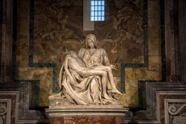 Michelangelo Roma St Peter's Cathedral adlı Pieta heykeli