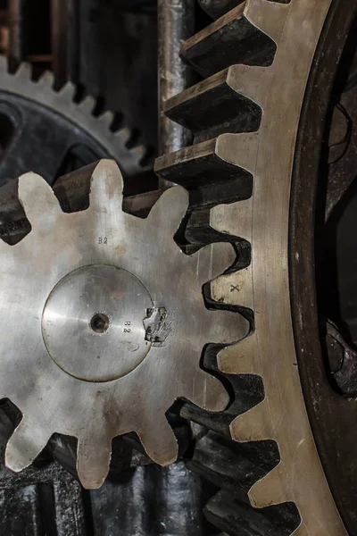 Detail Iron Cog Wheels — Stock Photo, Image