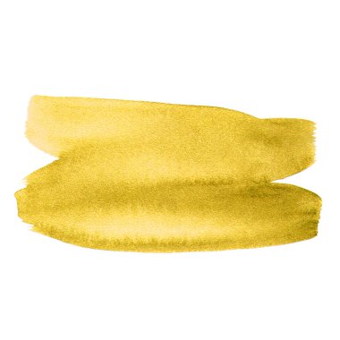 Soyut suluboya fırça darbeleri arka planı boyadı. Kağıt dokusu. Altın doku. Altın boya fırçası