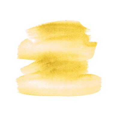 Soyut suluboya fırça darbeleri arka planı boyadı. Kağıt dokusu. Altın doku. Altın boya fırçası