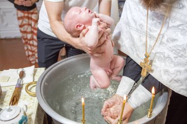 Küçük bir çocuk olarak vaftiz (vaftiz) cerem nimet abbe