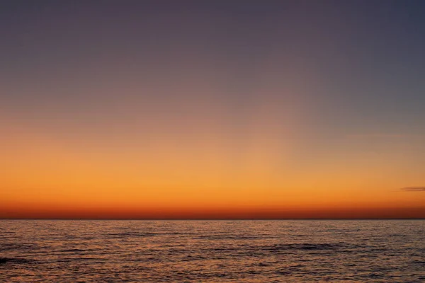 Sunset Black Sea Sochi — Stock Photo, Image